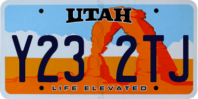 UT license plate Y232TJ