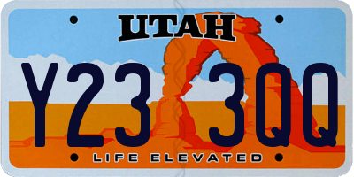 UT license plate Y233QQ