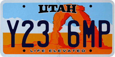 UT license plate Y236MP