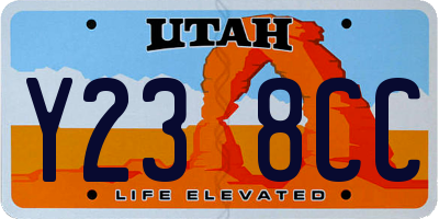 UT license plate Y238CC