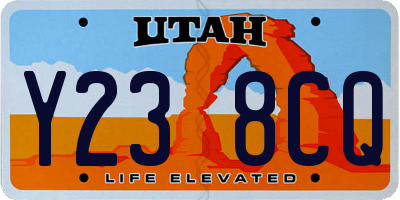 UT license plate Y238CQ