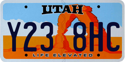 UT license plate Y238HC