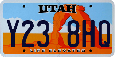 UT license plate Y238HQ