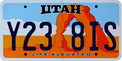 UT license plate Y238IS