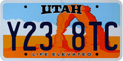 UT license plate Y238TC