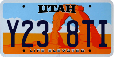 UT license plate Y238TI