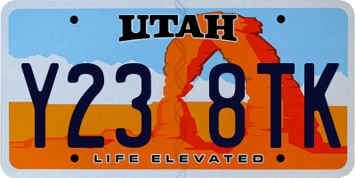 UT license plate Y238TK