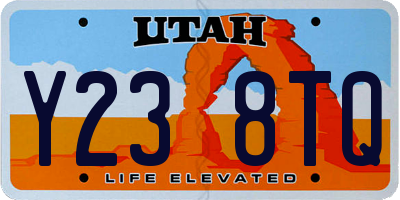 UT license plate Y238TQ