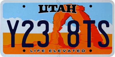 UT license plate Y238TS