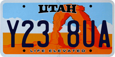 UT license plate Y238UA