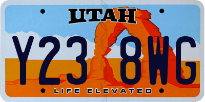 UT license plate Y238WG