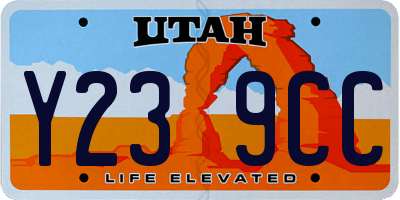 UT license plate Y239CC