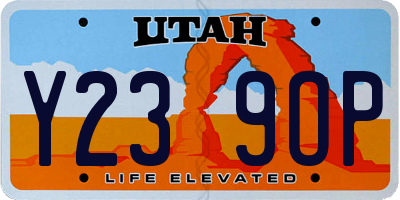 UT license plate Y239OP