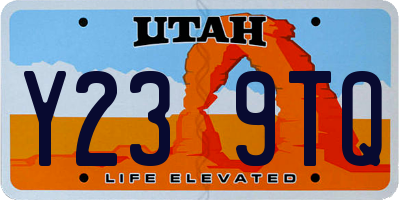 UT license plate Y239TQ