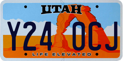 UT license plate Y240CJ