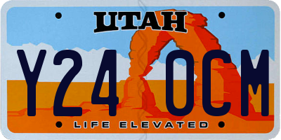 UT license plate Y240CM