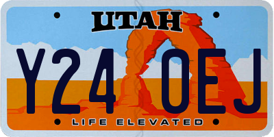 UT license plate Y240EJ