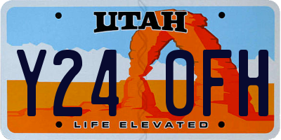 UT license plate Y240FH