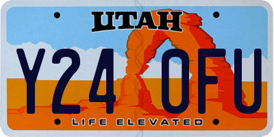 UT license plate Y240FU