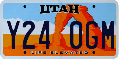 UT license plate Y240GM