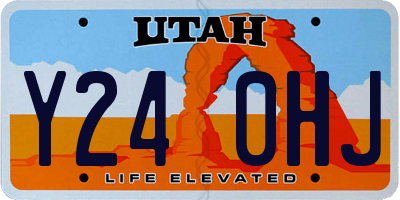 UT license plate Y240HJ