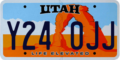 UT license plate Y240JJ