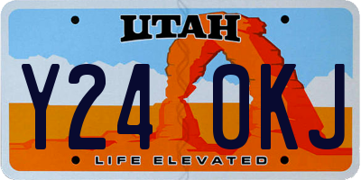 UT license plate Y240KJ