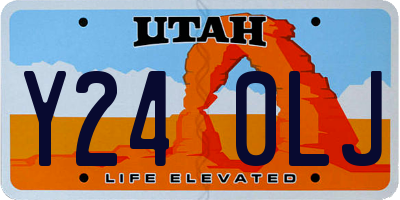 UT license plate Y240LJ