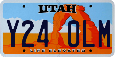 UT license plate Y240LM