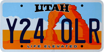 UT license plate Y240LR