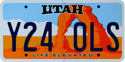 UT license plate Y240LS