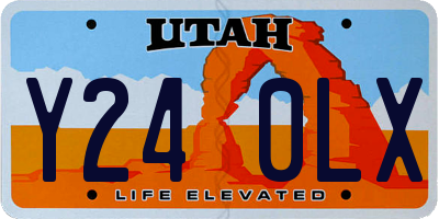 UT license plate Y240LX