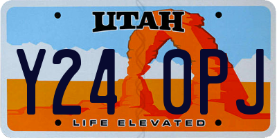 UT license plate Y240PJ
