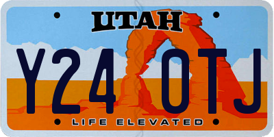 UT license plate Y240TJ
