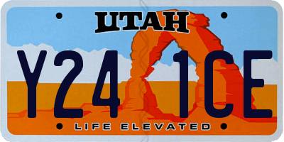 UT license plate Y241CE