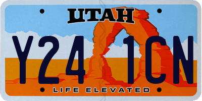 UT license plate Y241CN