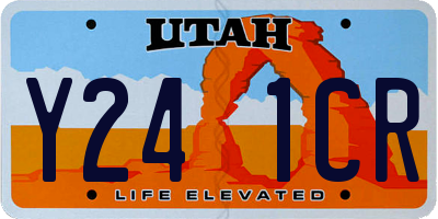 UT license plate Y241CR