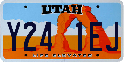 UT license plate Y241EJ