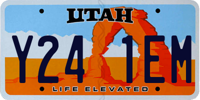 UT license plate Y241EM