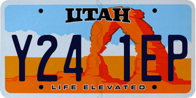 UT license plate Y241EP