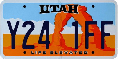 UT license plate Y241FF
