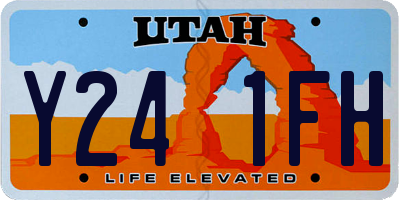 UT license plate Y241FH