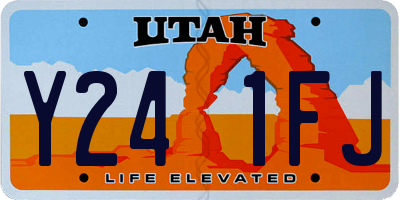 UT license plate Y241FJ