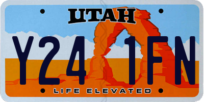 UT license plate Y241FN
