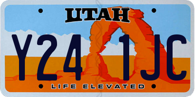 UT license plate Y241JC