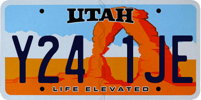UT license plate Y241JE