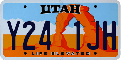 UT license plate Y241JH