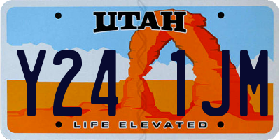 UT license plate Y241JM