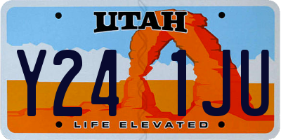 UT license plate Y241JU