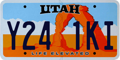 UT license plate Y241KI